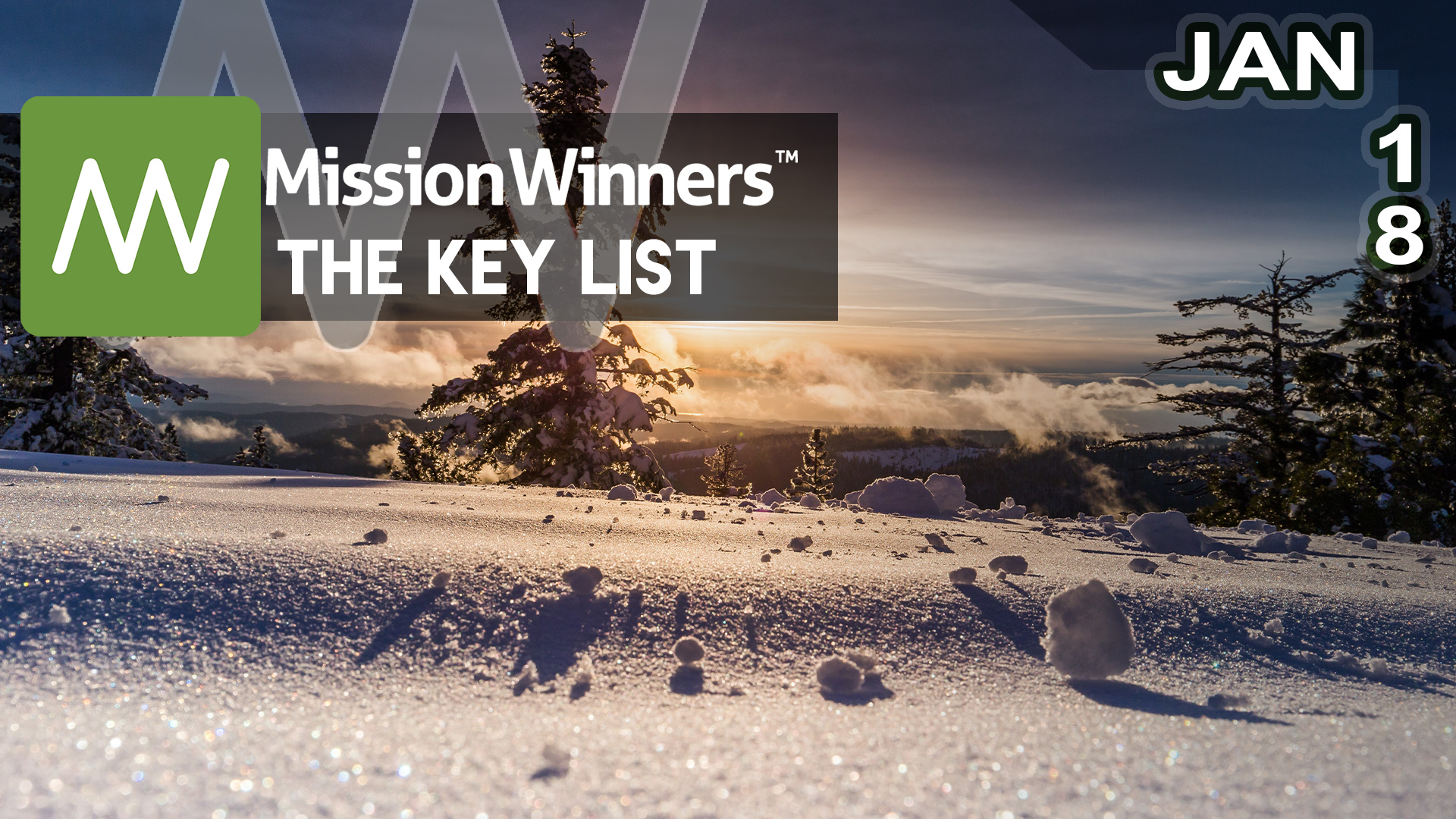 Key List™ Thursday Jan 18 2024 - Mission Winners