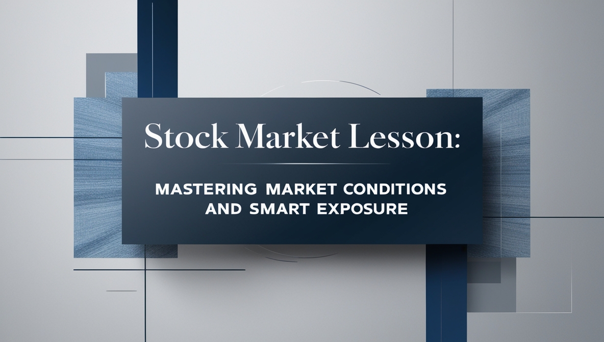 Stock Market Lesson: Mastering Market Conditions and Smart Exposure