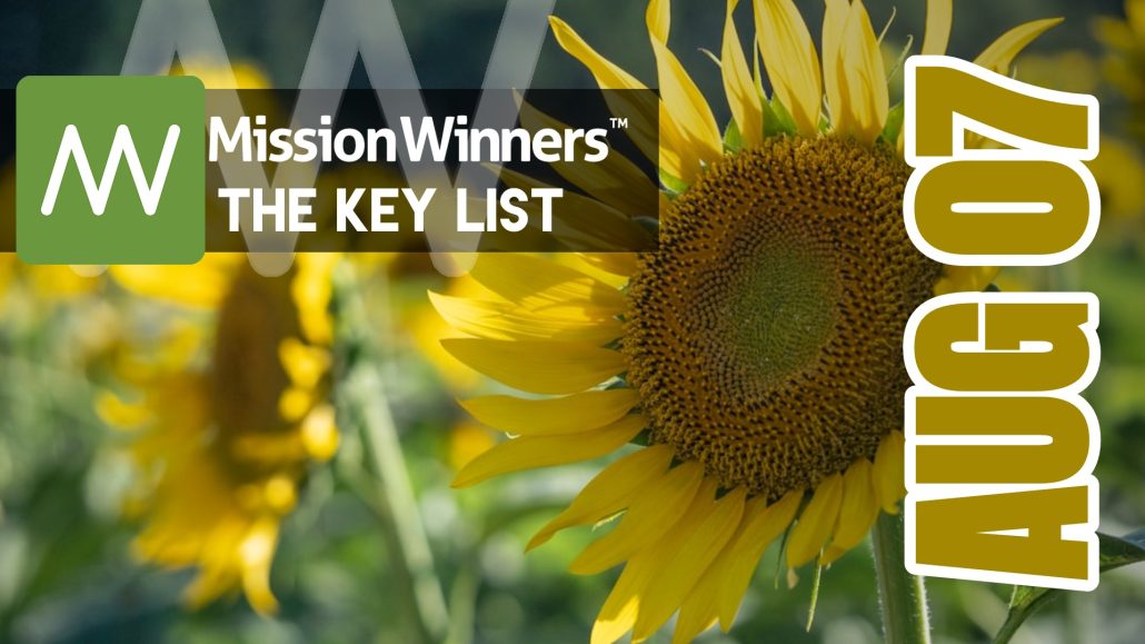 Key List™ Friday Aug 07 2026
