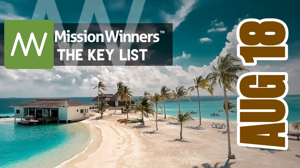 Key List™ Tuesday Aug 18 2026