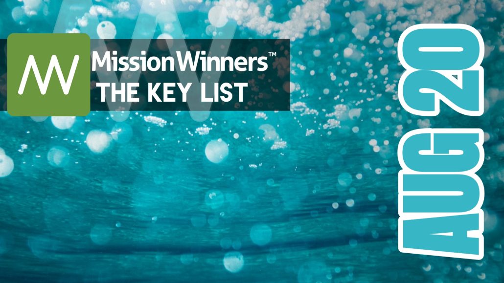 Key List™ Thursday Aug 20 2026
