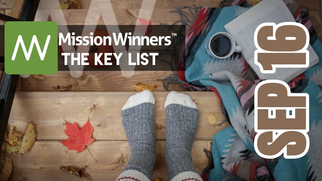 Key List™ Wednesday Sep 16 2026