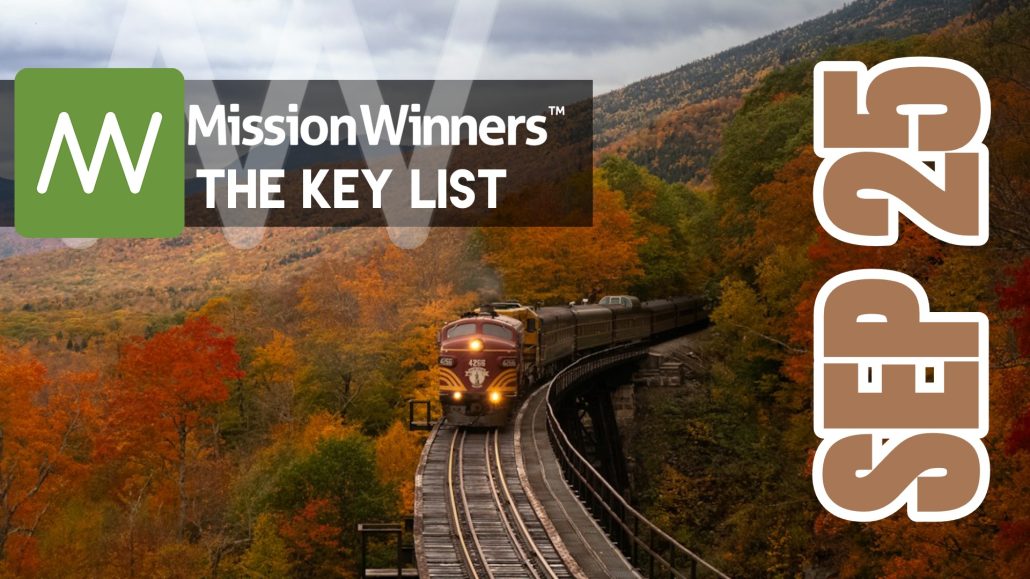 Key List™ Friday Sep 25 2026